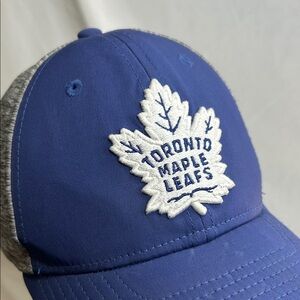 NHL Toronto Maple Leafs Blue and Gray Kids Hat